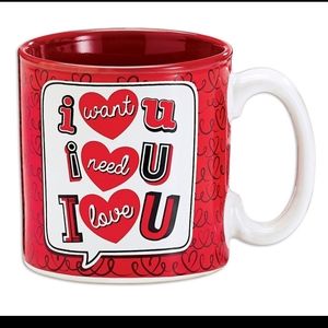 NEW 'I ❤ U' CERAMIC MUG